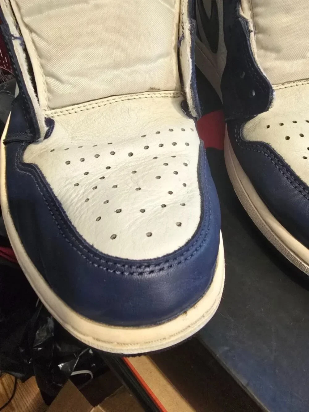 Jordan 1 Retro OG High Obsidian UNC 2019, 666088-140